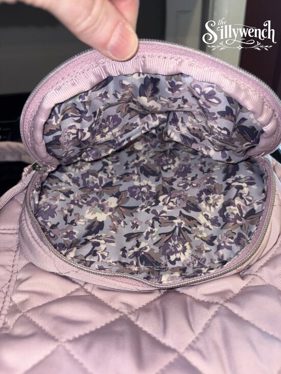 Vera Bradley Hydrangea Pink Mini Backpack in Performance Twill main image 5